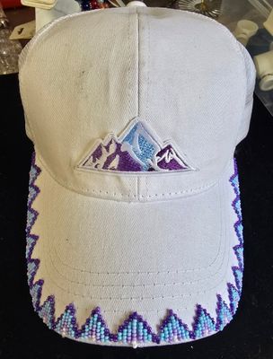 Purple Haze Beaded Ball Cap