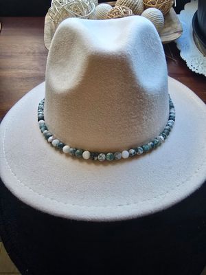 Natural Stone Beaded Hat Bands