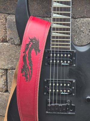 Laser Etched Guitar Straps