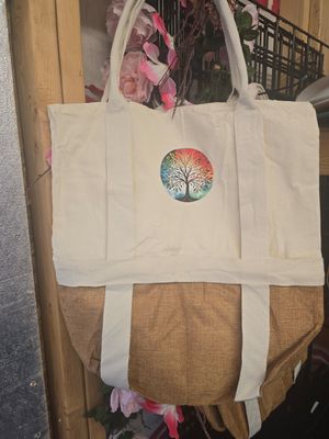 Tote Bags with Hat Holder Straps