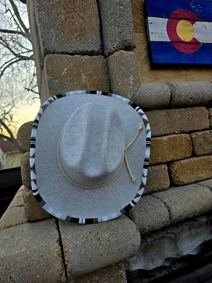 The Quiet Mesa Hand Beaded Fedora