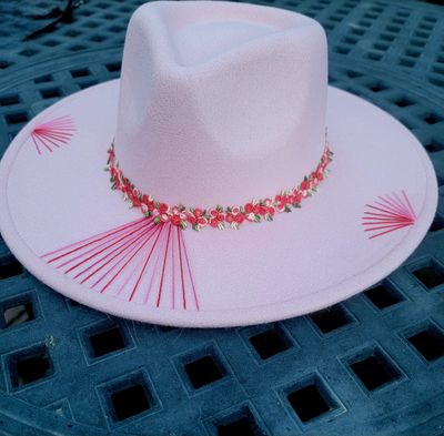 Blush and Bloom Fedora