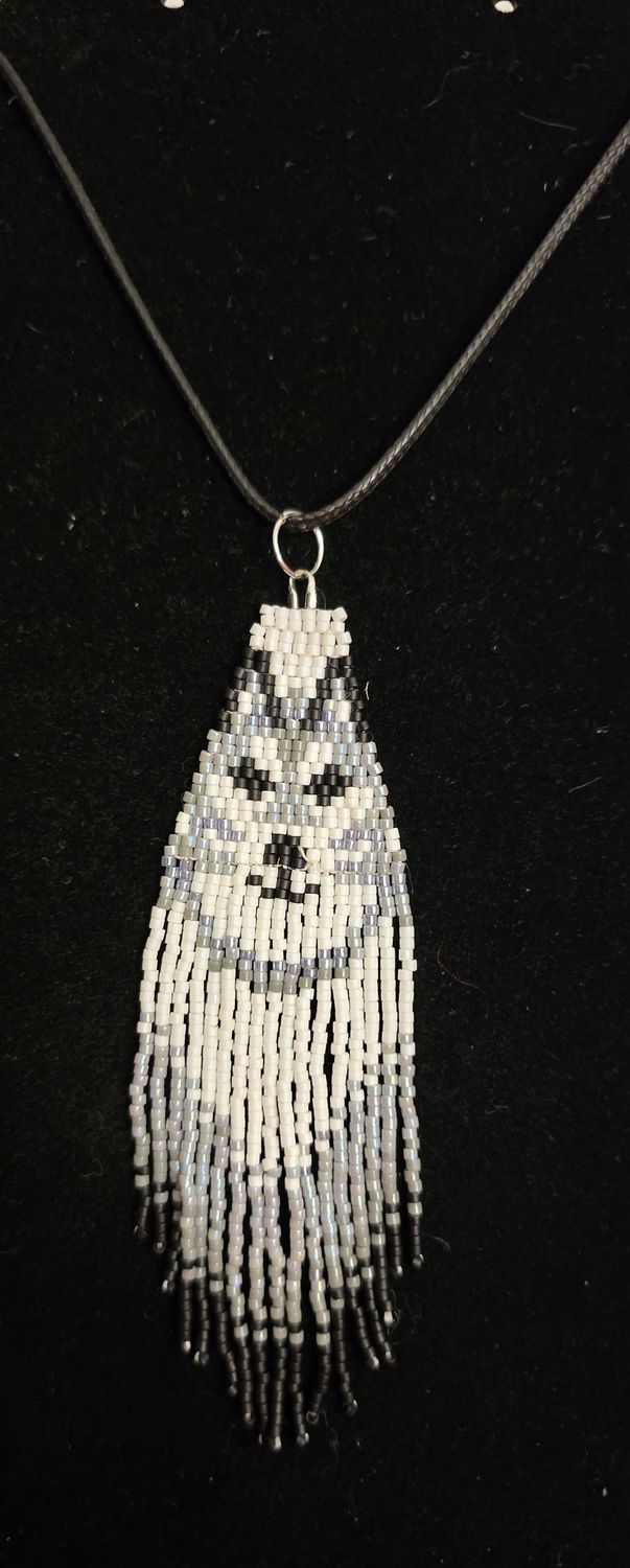 Moonhowl Hand Beaded Earrings