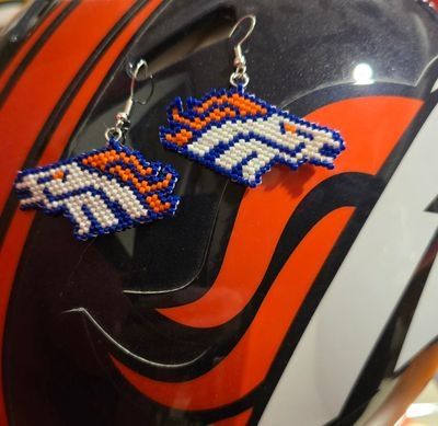 Broncos Pride Earrings
