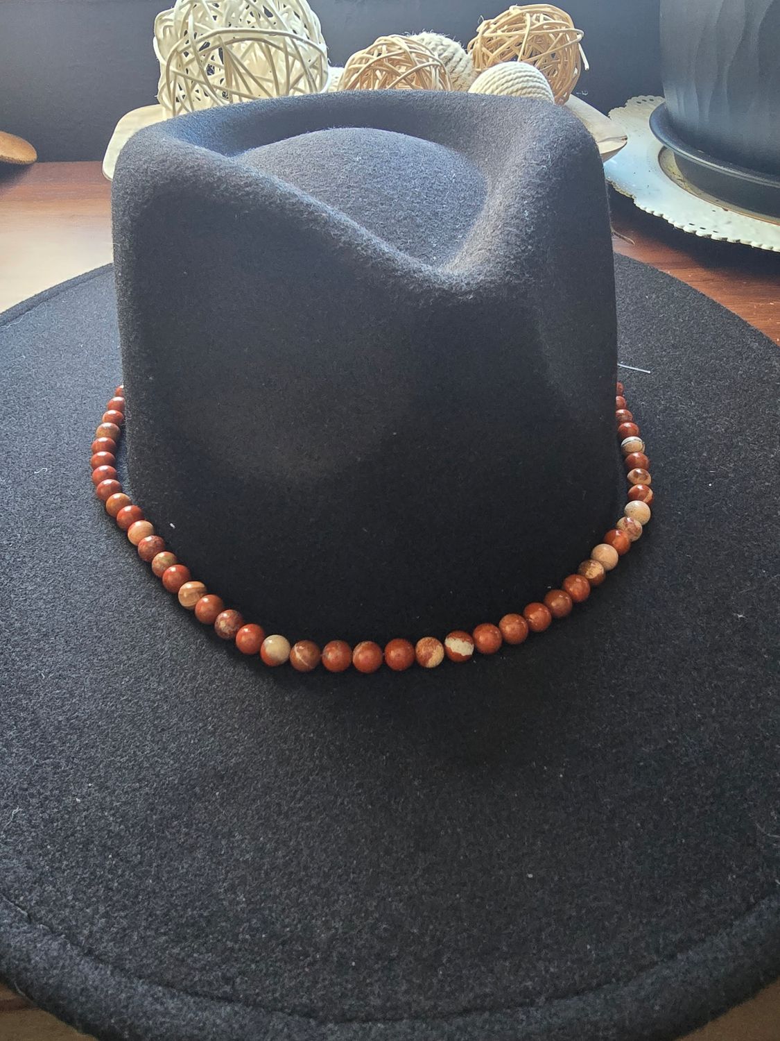 Red Jasper Hat Band