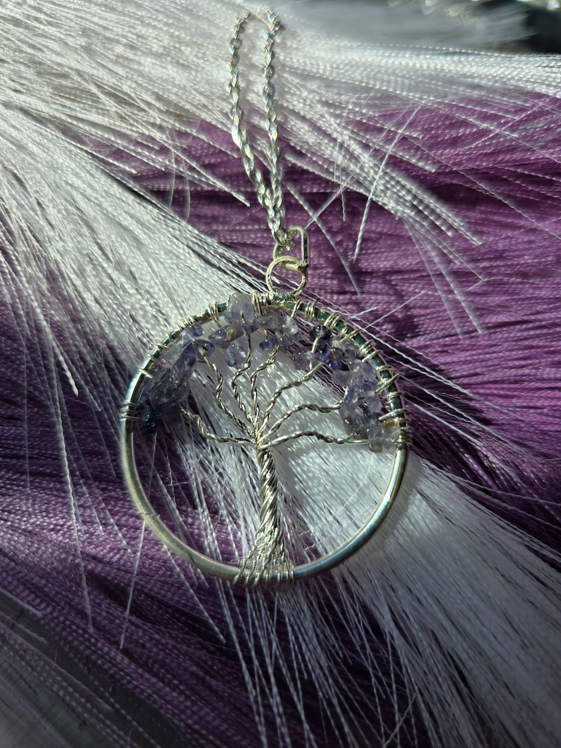 Amethyst Tree of Life Pendant