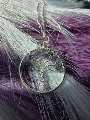Amethyst Tree of Life Pendant