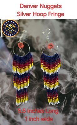 NBA Team Color Beaded Earrings