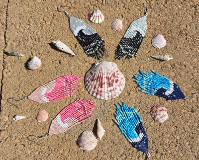 Ocean Serenade Fringe Earrings