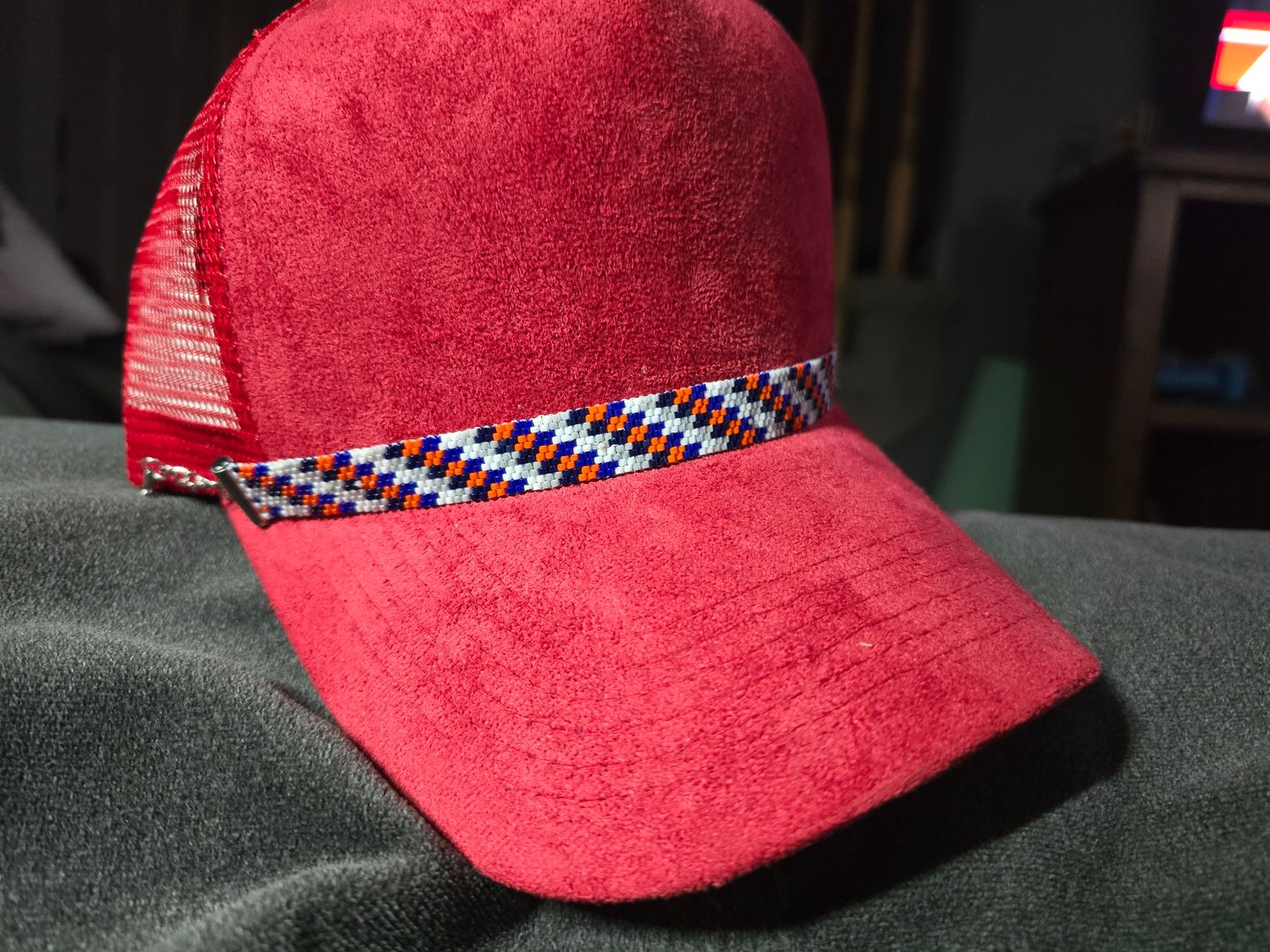 Beaded Ballcap Hat Bands