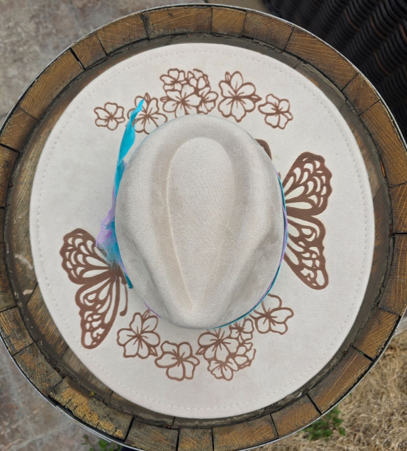 Butterfly Bloom Fedora