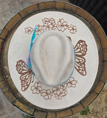 Butterfly Bloom Fedora