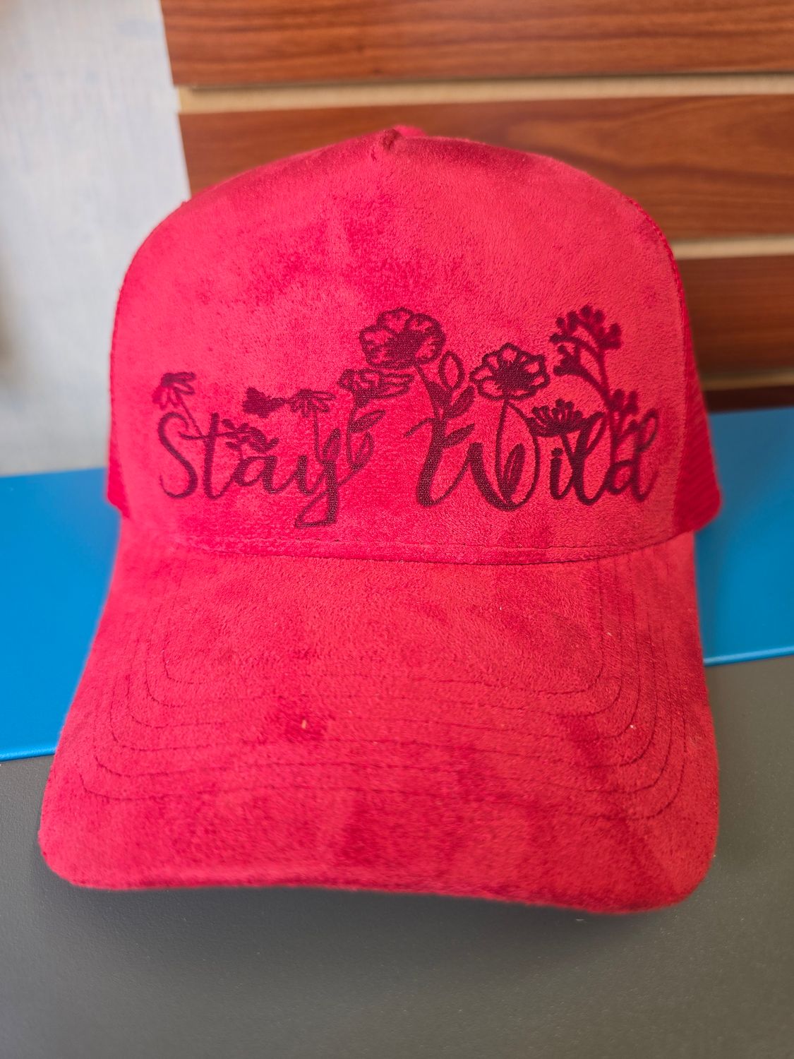 Laser Burned Suede Ballcaps