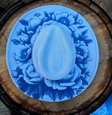 Blue Beauty Fedora