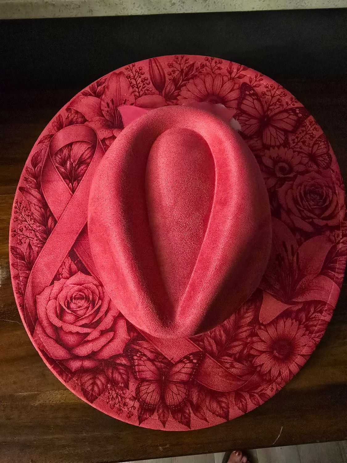 Breast Cancer Awarness fedora