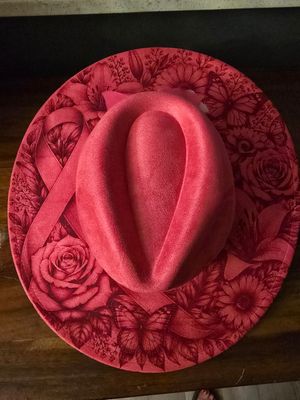 Breast Cancer Awarness fedora