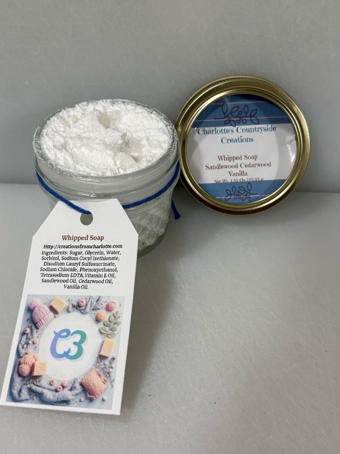 Whipped Soap Sandalwood Cedarwood Vanilla