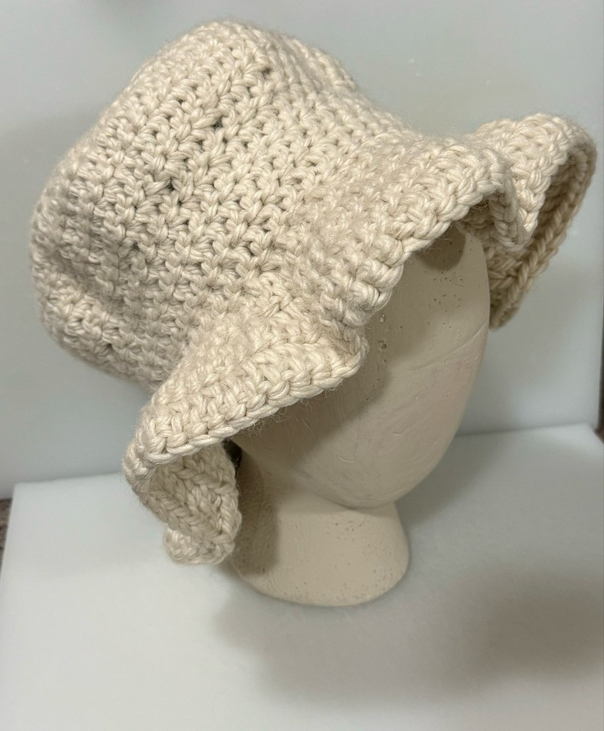 Cream Bucket Hat