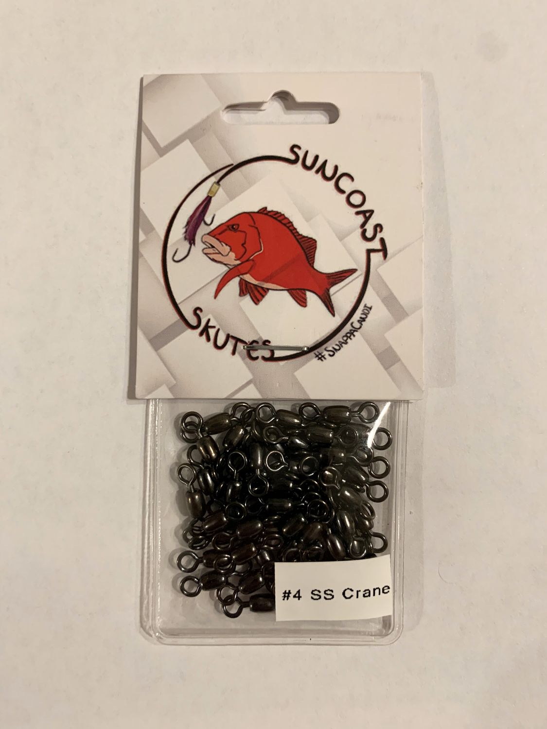 #4 or #2 Stainless Steel Crane Swivels (50 pack)