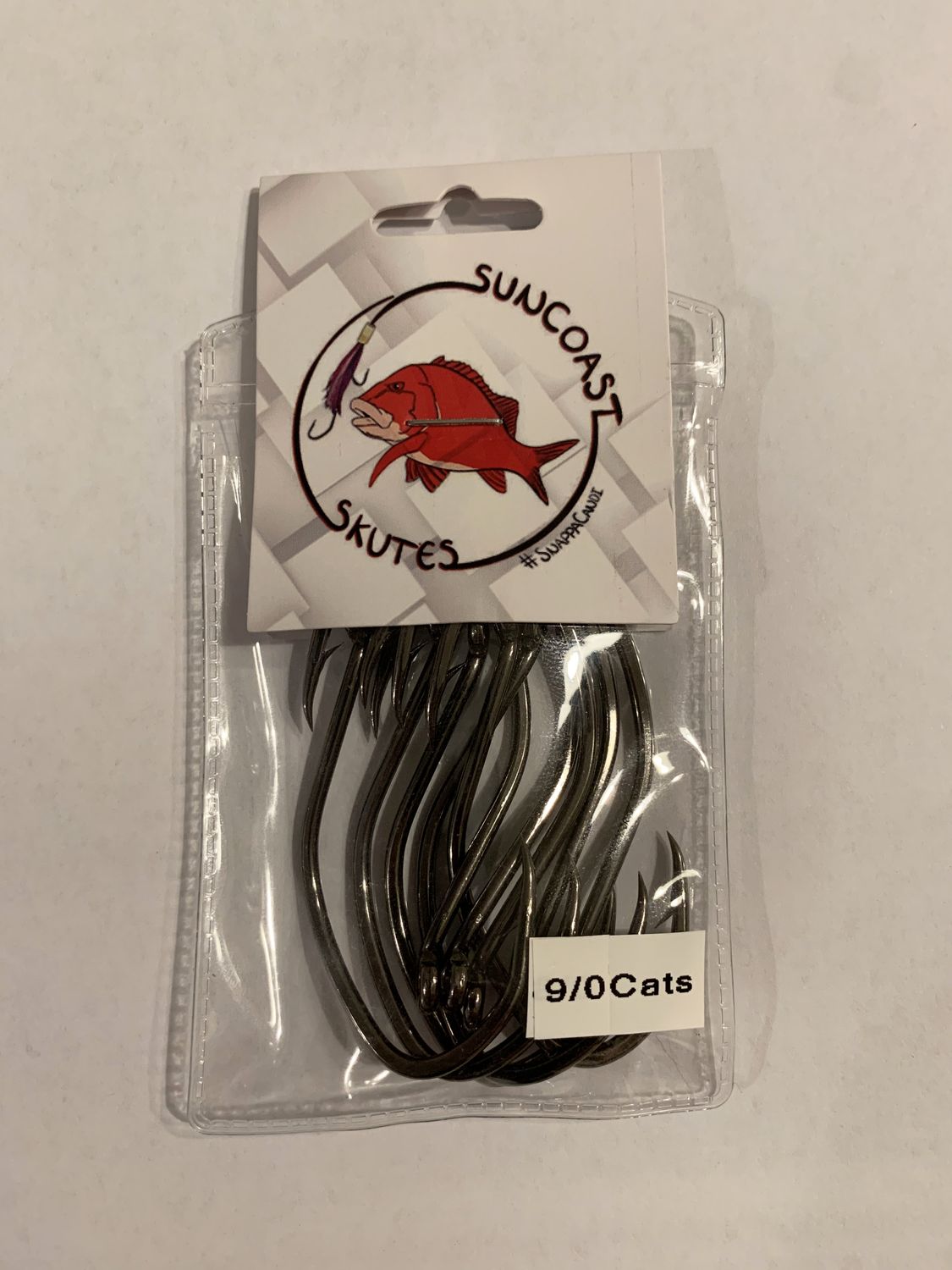 9/0 BK 'Cat' style hooks (10 pack)