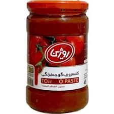 Tomato paste rojin - رب شیشه ای رژین