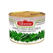 Sibon fried vegetables - کنسروقرمه سبزی سرخ شده سیبون