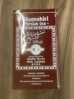 QT shamshiri persian tea 500 TIN  - چای شمشیری قوطی
