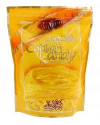 Haj abdollah saffron cotton candy loghmeh - پشمک زعفرانی