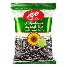 Mazmaz sunflower seeds lemon - تخمه افتابگردان لیمویی