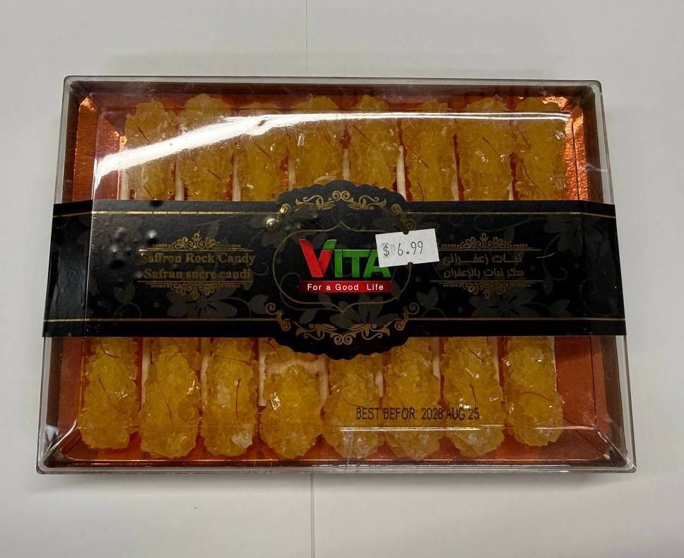 Vita saffron rock candy - 20 sticks - نبات ویتا
