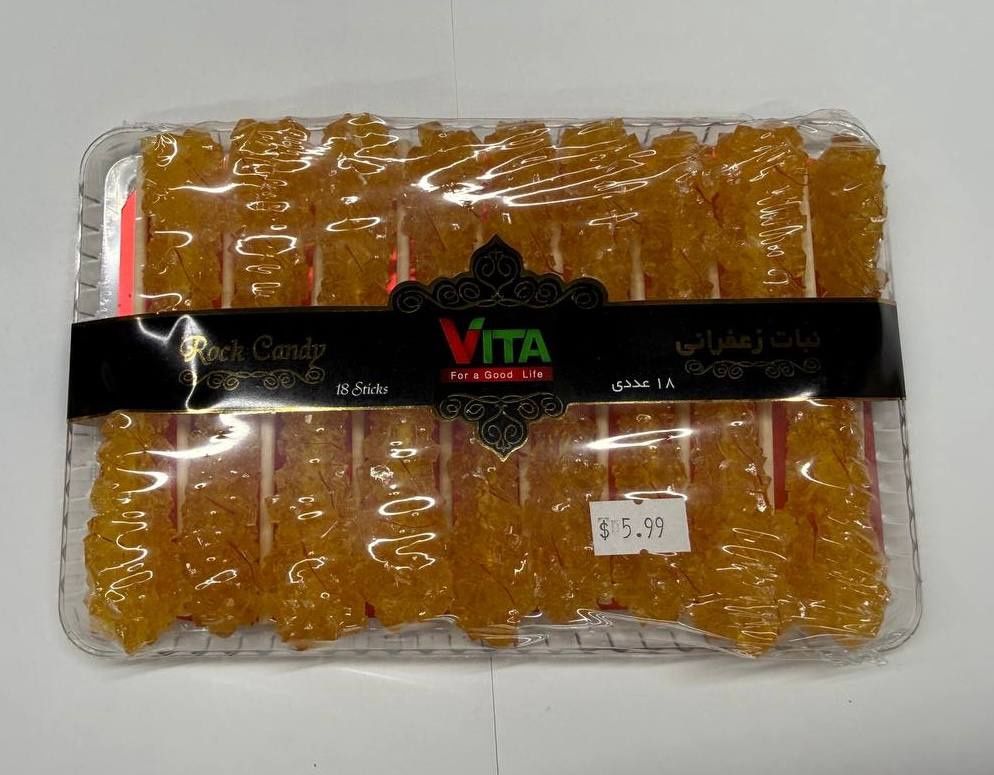 Vita saffron rock candy - 18 sticks - نبات ویتا