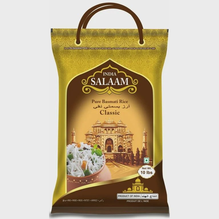 India salaam rice classic 10 lb  - برنج هندی