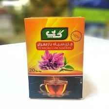 Gap black tea  saffron teabag - چای کیسه ای با زعفران گپ