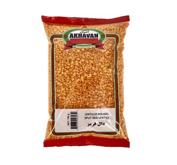 Akhavan red lentil split - دال عدس اخوان
