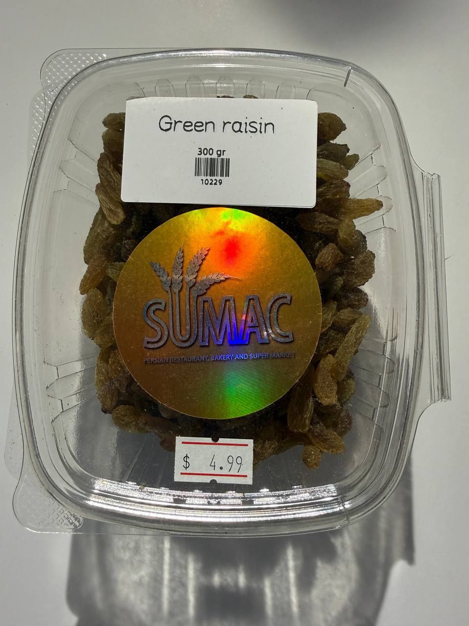 Green rainin - 300 gr -کشمش سبز