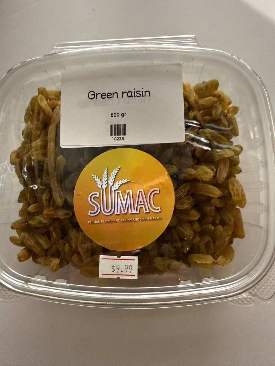 Green raisin -  600 gr - کشمش سبز