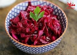 Red cabbage pickle - ترشی کلم قرمز