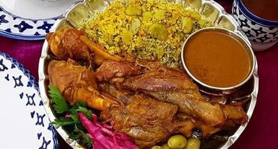 Baghali polo with lamb shank - باقالی پلو با ماهیچه