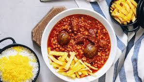 Gheymeh with potatoes &amp; Rice - قیمه سیب زمینی و برنج