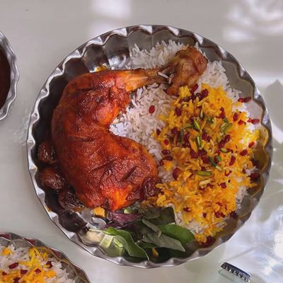 zereshk polo with chicken