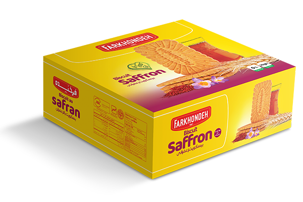 Farkhondeh saffron biscuit  - 800 gr - بیسکوییت زعفرانی