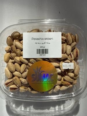 Pistachio akbari -500 gr - پسته اکبری درجه یک