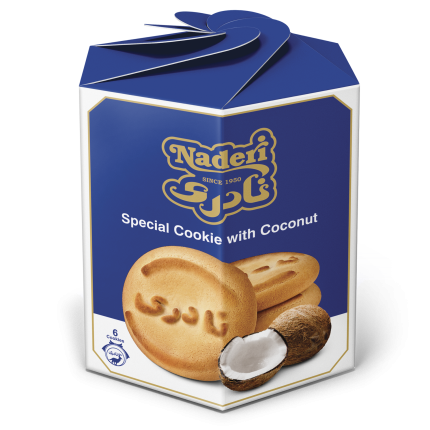 Naderi  special Cookie with coconut -  کلوچه نادری مخصوص نارگیلی