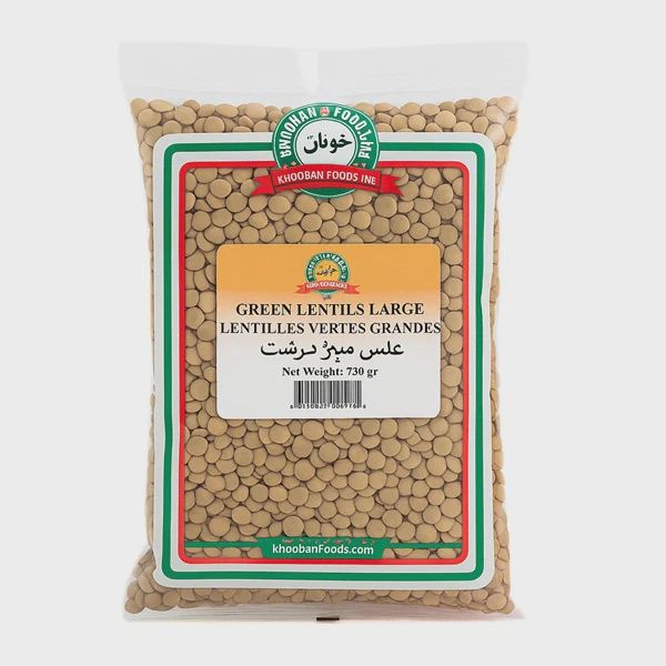 Khooban green lentil - عدس سبز