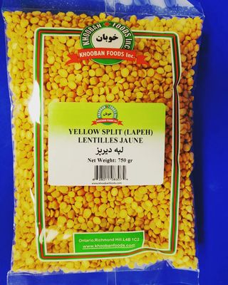 Khooban yellow split - لپه