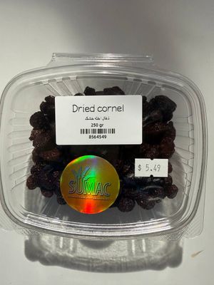 Dried cornel -250 gr -  زغال اخته