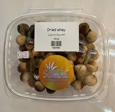 Dried whey - 700 gr -کشک دو رنگ با قره قوروت