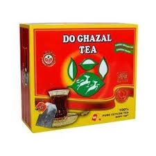 Ceylon Tea 100 Tea Bags - Do Ghazal - چای سیلان تی بگ
