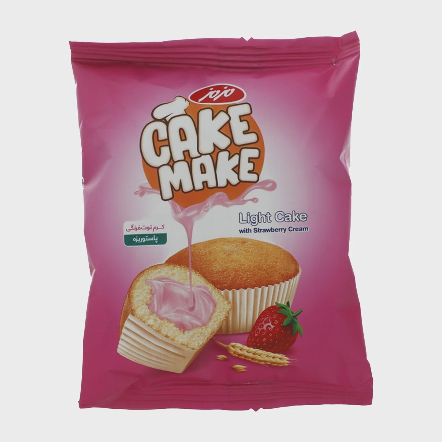 Cake make - strawberry - کیک توت فرنگی