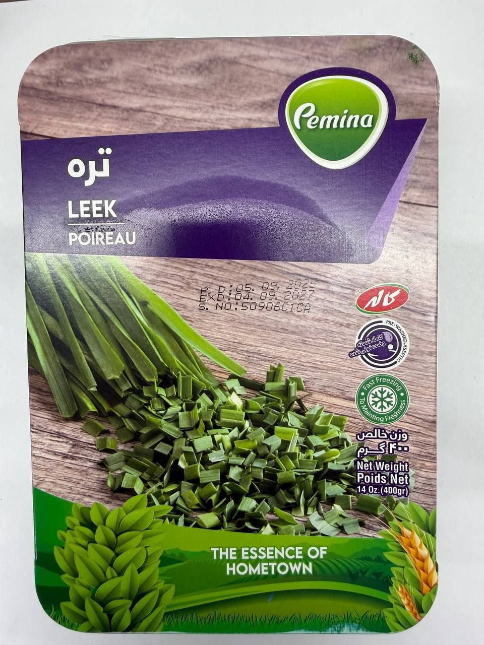 Pemina Frozen Leeks - تره